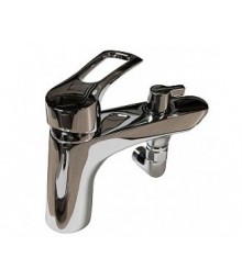 Однопозиционный врезной смеситель Triton, с душевым набором